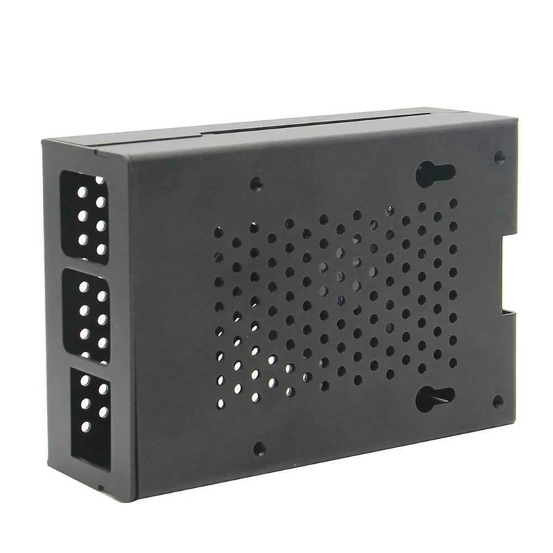 Металлический чехол для Raspberry Pi 3 Model B+/3 Модель B с охлаждающим вентилятором(черный