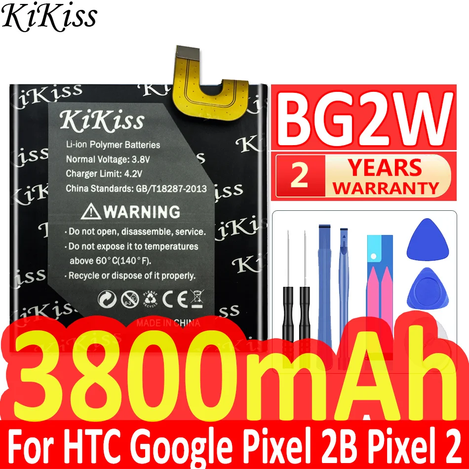 Аккумулятор BG2W для HTC Google Pixel 2B 2 Muski мобильный телефон 3800 мАч | Мобильные телефоны и