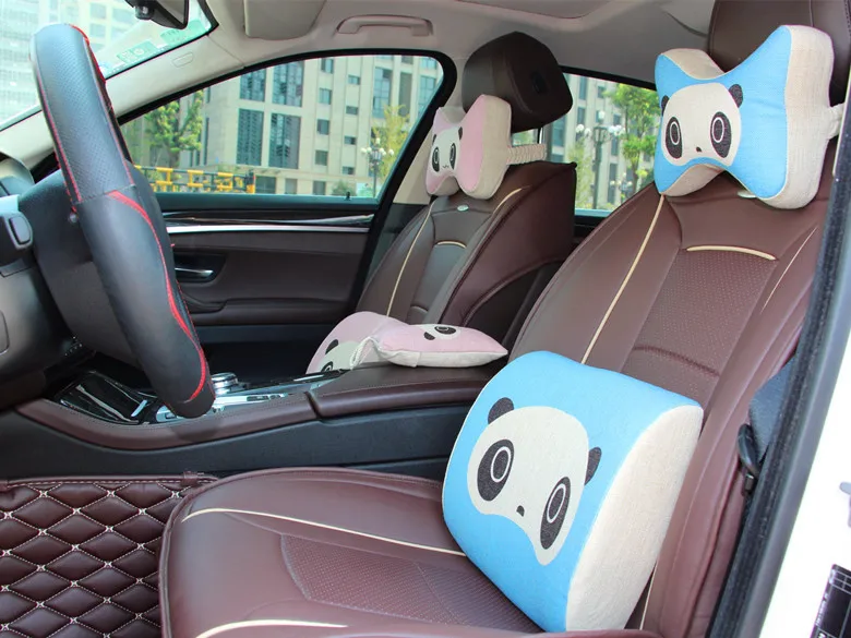 Memory Foam Автомобильная поясная диванная подушка хлопковое постельное бельё поясничная Подушка четыре сезона Автомобильная подушка под поясницу аниме мультфильм сиденье поясничное