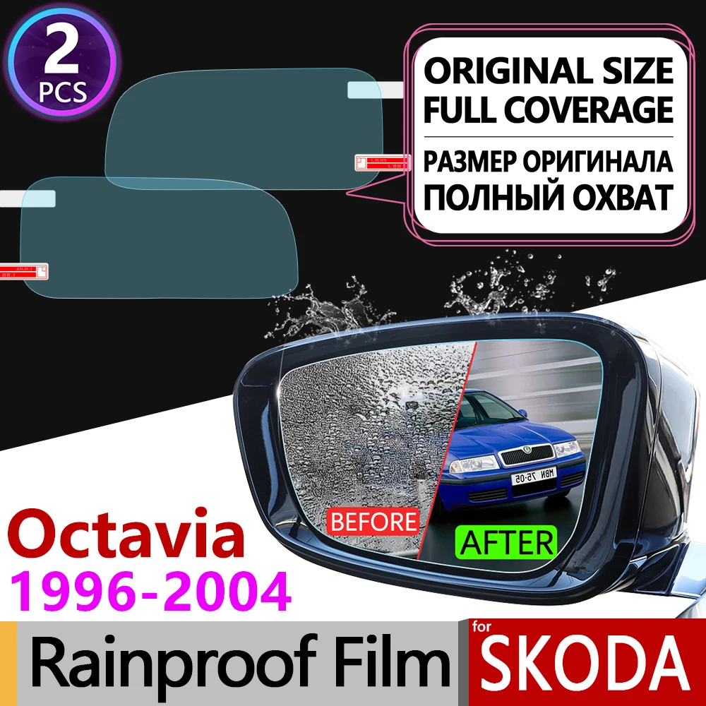 

For Skoda Octavia 1 1996 - 2004 I MK1 1U Full Cover Anti Fog Film Rearview Mirror Rainproof Anti-Fog Films Clean Car Accessories