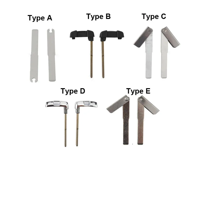 5 Pezzi Smart Key Blade Per Land Rover Jaguar Range Rover Discovery 4 Freelander 2 Evoque
