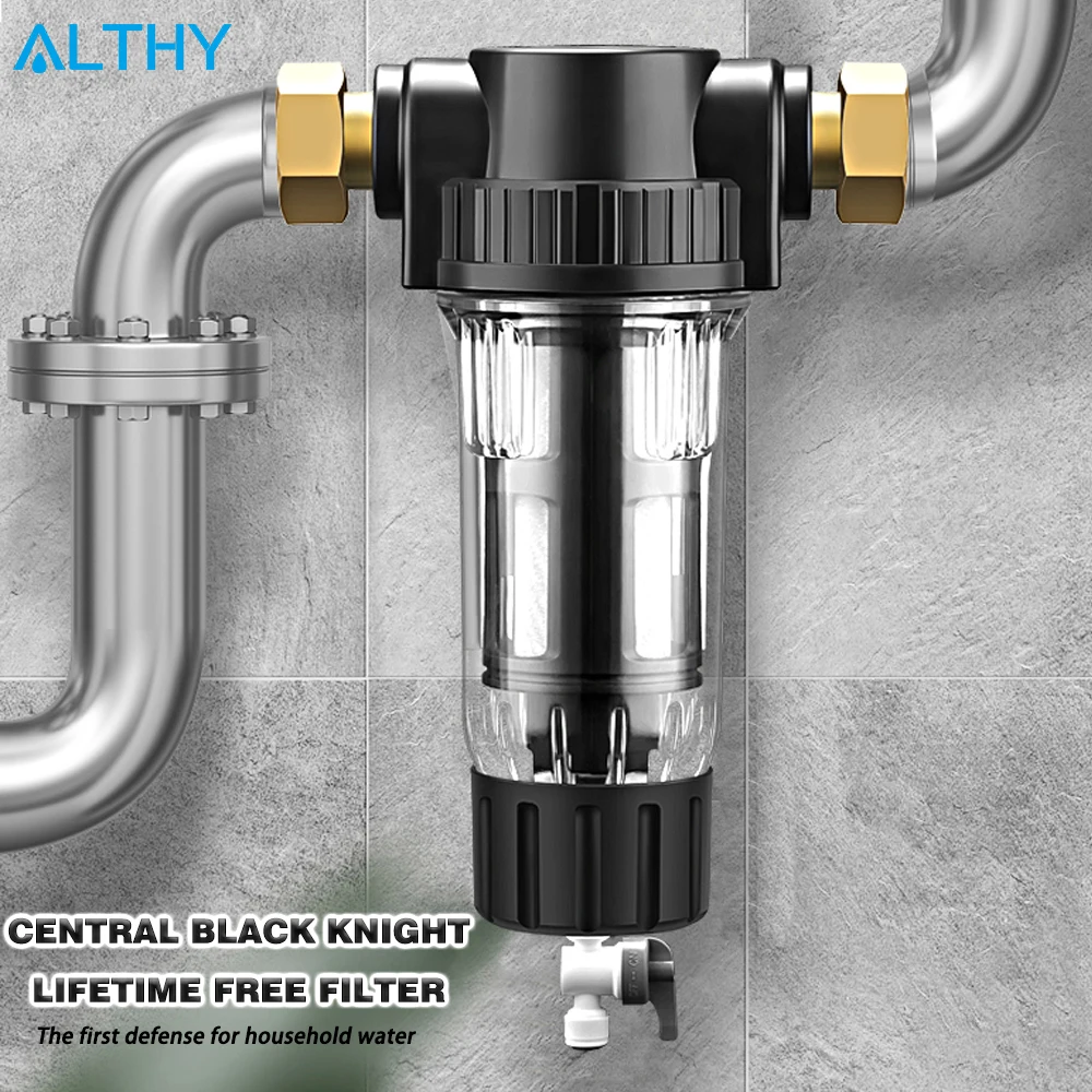ALTHY filtr wstępny cały domowy filtr wody centralny filtr wstępny System oczyszczania syfon płukania 40 mikronów 316 siatka ze stali nierdzewnej 2 ALTHY filtr wstępny cały domowy filtr wody centralny filtr wstępny System oczyszczania syfon płukania 40 mikronów 316 siatka ze stali nierdzewnej 2
