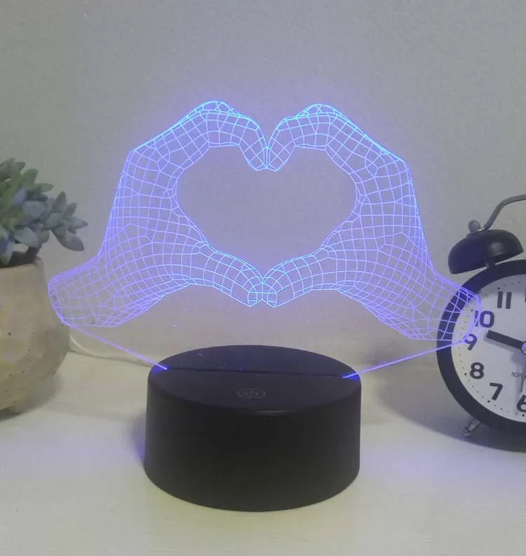 

Cross Border AliExpress to Fight a Lot of Taobao Supply of Goods Acrylic Colorful Touch Remote Control Gift LED Night Light