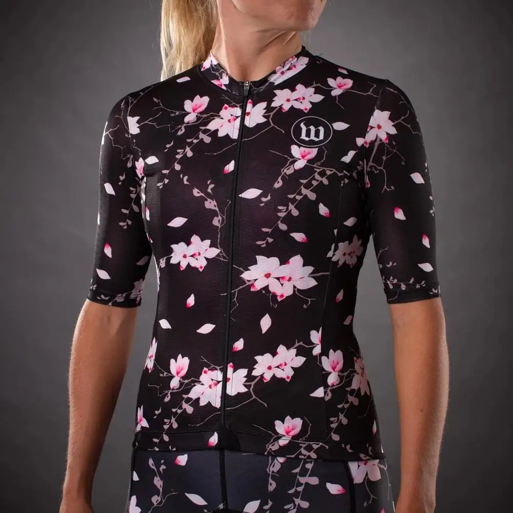 suits Wattie ink велосипедные костюмы Женская одежда короткий рукав велосипедный Джерси рубашки maillot blusas mujer de moda roupa ciclismo feminina - Цвет: suits