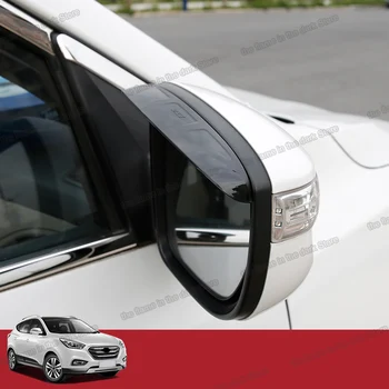 

Lsrtw2017 car rearview rain shield visor for Hyundai IX35 tucson ix 2009 2010 2011 2012 2013 2014 2015 Accessories