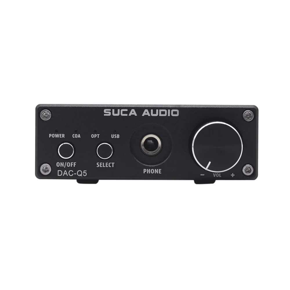 Декодер DAC SUCA DAC-Q5 цифровой аудио усилитель HiFi оптический аудио/коаксиальный/волоконный/USB DAC Q5 декодер с усилителем