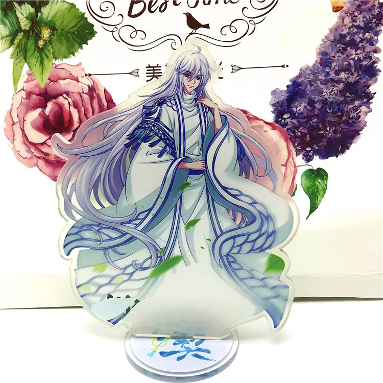 Мультфильм Аниме Spiritpact брелок Ян цзинхуа Duan Muxi милые забавные акриловое кольцо для ключей аксессуары Porte Clef персонализированные ювелирные изделия