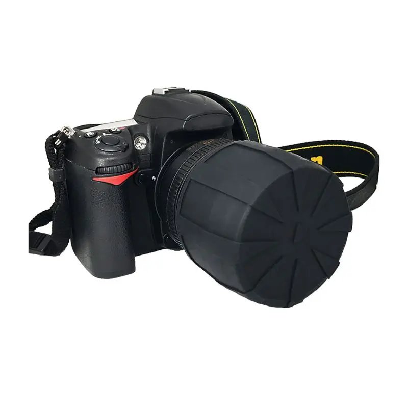Universal Silicone Cover Lens Cap Protector for Canon Nikon DSLR Camera Lenses
