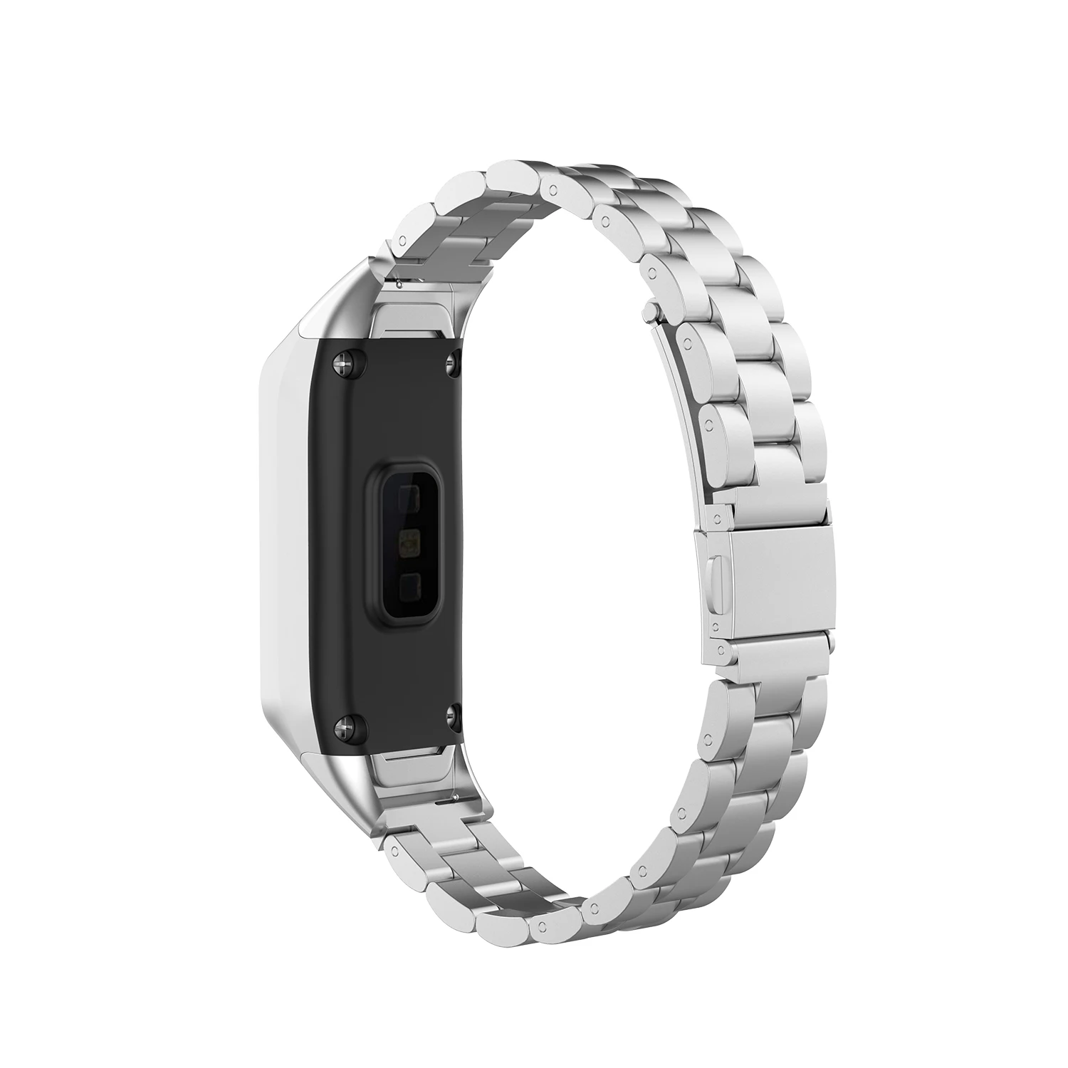 Для samsung Galaxy Fit SM-R370 ремешок для часов Смарт часы три Бусы из нержавеющей стали ремешок среднего размера умные часы унисекс аксессуары