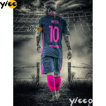 

5D diamond painting full Square/Round diamond embroidery Leo Messi Rhinestones mosaic Cross stitch gift AX0115