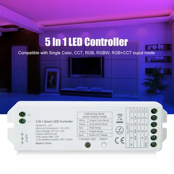 

Milight LS2 WIFI LED Controller For RGB RGBW CCT Single color led strip light phone App Remote Control