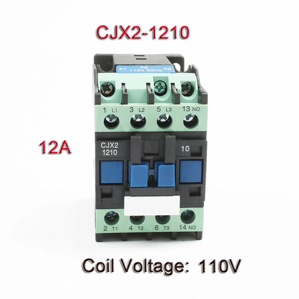 CJX2,CJX2-0910 LC1 CJX2-0910 CJX2-1210 CJX2-1810 380v 9a ac contactor 380V AC 9A /12A/18A 50 HZ/60HZ 220V 110V orginal - Цвет: 1210-110V
