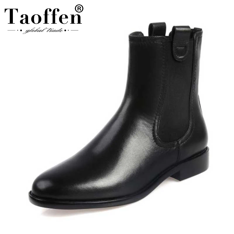 office flat black boots