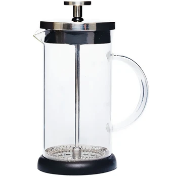

Simple Design French Press Coffee Maker Hot and Cool Kettle Strainer Tea Pot Water Filter Jug Pitcher Capacity 12OZ