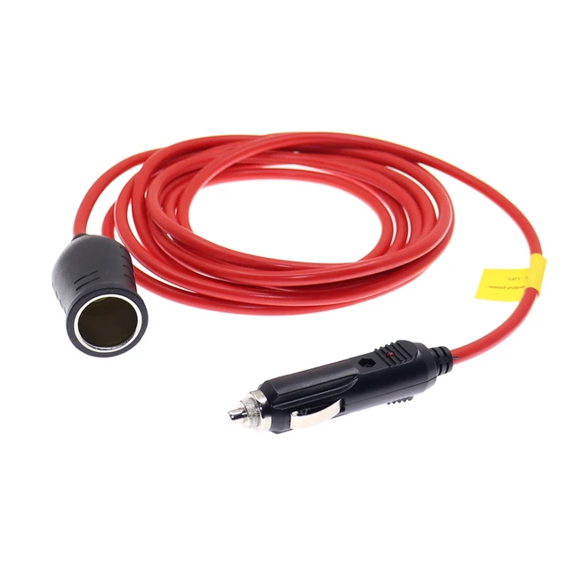 Car Cigarette Lighter 12V 24V Power Plug Socket Extension Cable Adapter 10A  Fused Car Cigarette Lighter 3m 12FT - AliExpress