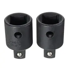 Набор из 2x1/2~ 3/8 металлических пневматических втулок с адаптером с головкой с воздушным ударом