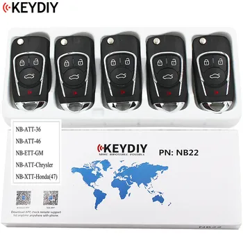 

5PCS, Multi-functional Universal Remote Key for KD900 KD900+ URG200 NB-Series ,KEYDIY NB22 (all functions Chips in one key)