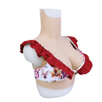 

Silicone Fake Breast Forms C Cup Realistic Soft Boobs Bionic Skin Crossdresser Transgender Queen Transvestite Mastectomy Bra