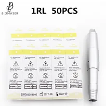 50 шт. картридж иглы 1RL 0,25/0,30 мм картридж иглы татуировки перманентный макияж электрические иглы Советы для бровей
