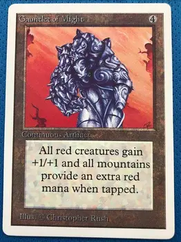 

Gauntlet of Might Unlimited Edition 2ED magician ProxyKing 8.0 VIP the proxy cards to gathering every single mg card.