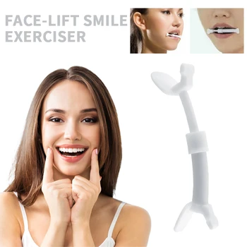 

Facial Muscle Exerciser Slim Mouth Piece Toner Flex Face Smile Cheek Relaxed Slim Toner Exercise Makeup Tools Dropshipping