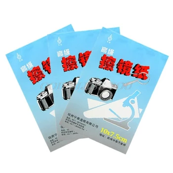 

10Pcs/Lot 50 Sheets Soft Camera Lens Optics Tissue Cleaning Clean Paper Wipes Booklet