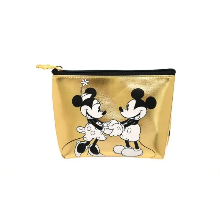 Новинка, классическая женская сумка из искусственной кожи disney с Микки Маусом золотого цвета, многофункциональная, косметичка, кошелек, детская игрушка 1