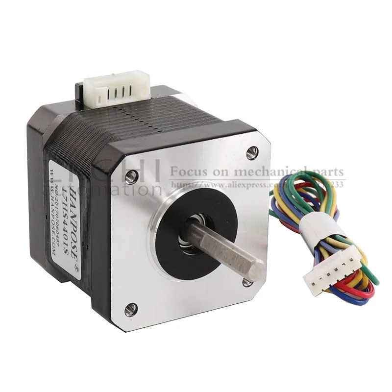 10 шт. 42bygh 4-свинец ЧПУ RepRap 17HS4401 42X40 мм 1.7A Nema 17(Национальная ассоциация владельцев электротехнических предприятий) шаговый двигатель Nema17 для 3D принтер ЧПУ XYZ