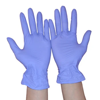 

Nitrile Disposable Gloves for Home Cleaning/Food/Rubber/Garden Gloves Universal for Left and Right Hand