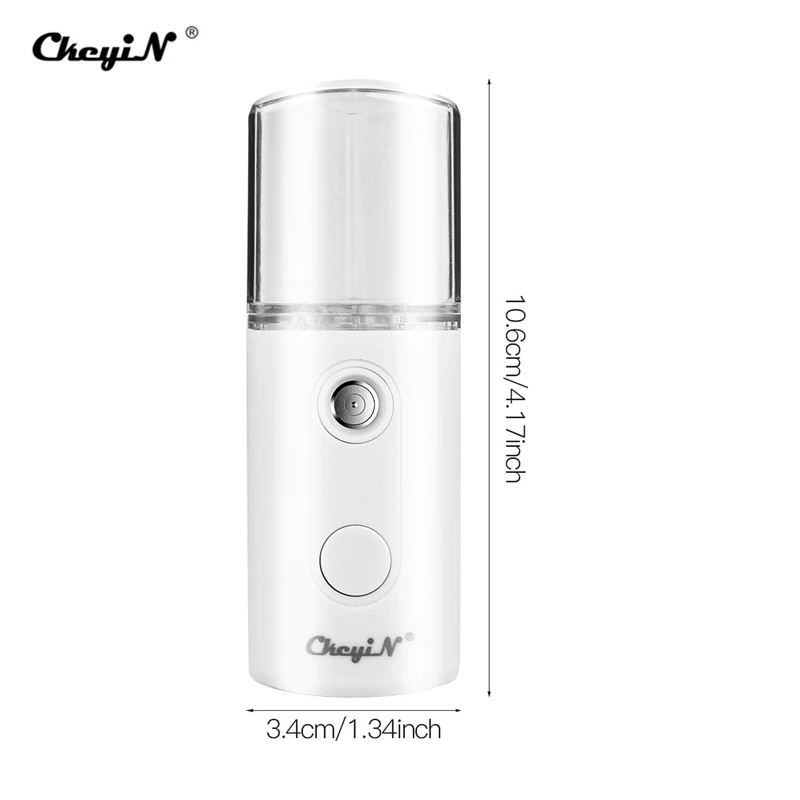 USB Charging Face Moisture Sprayer Humidifier Nano Atomization Mist Hydrating Vapor Facial with Large Capacity Water with Box