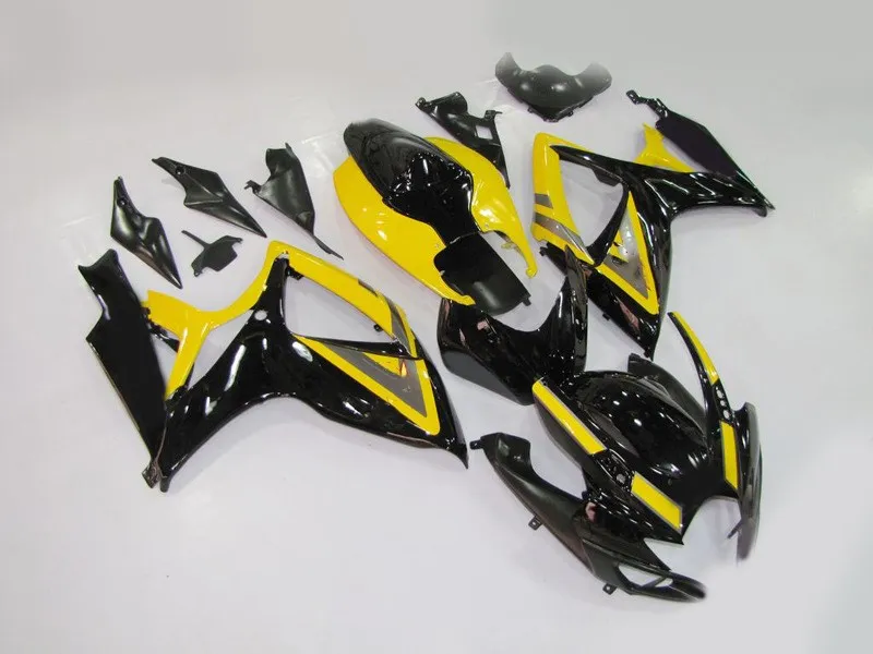 Комплект обтекателей для мотоцикла GSXR600 750 K6 06 07 GSXR 600 GSXR750 2006 2007 ABS желто черные