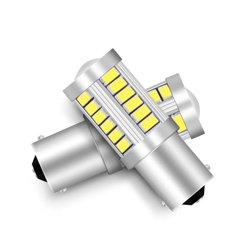 2шт 1156 P21W 7506 BA15S 33 SMD 5630 5730 светодиодный Автомобильные стоп-сигналы автомобиля DRL дальнего света лампы заднего хода поворотники Янтарный красный белый