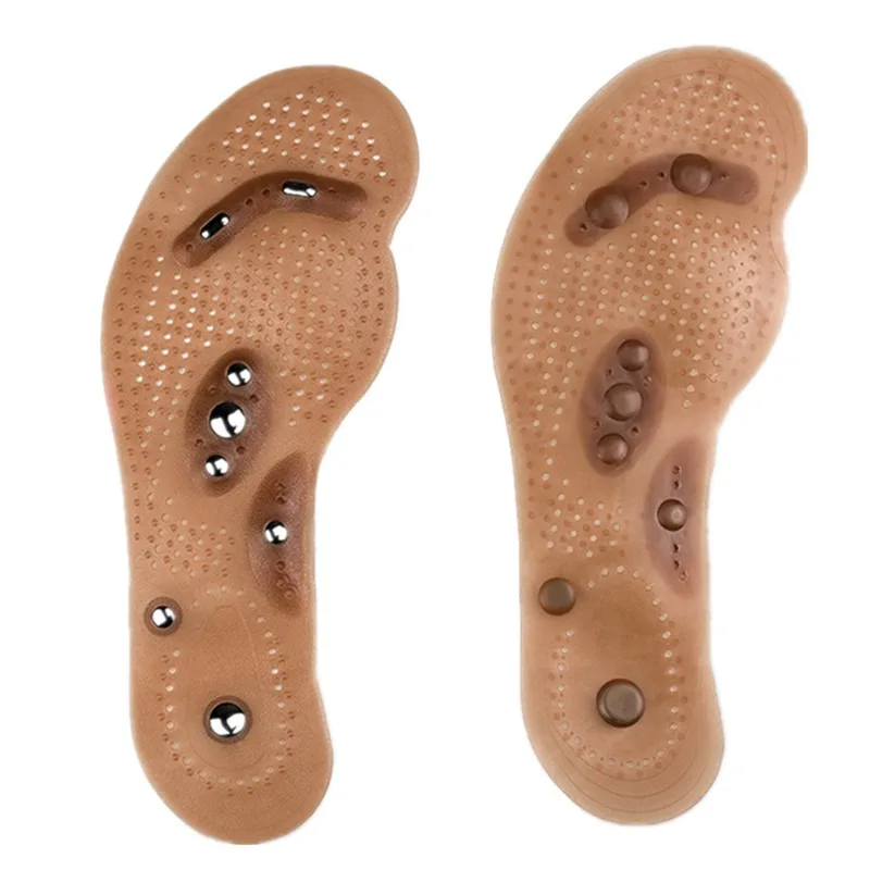 

Men And Women Fashion Magnetic Therapy Insole Transparent Silicone Anti-fatigue Health Care Massage Insoles Shoes Accessories
