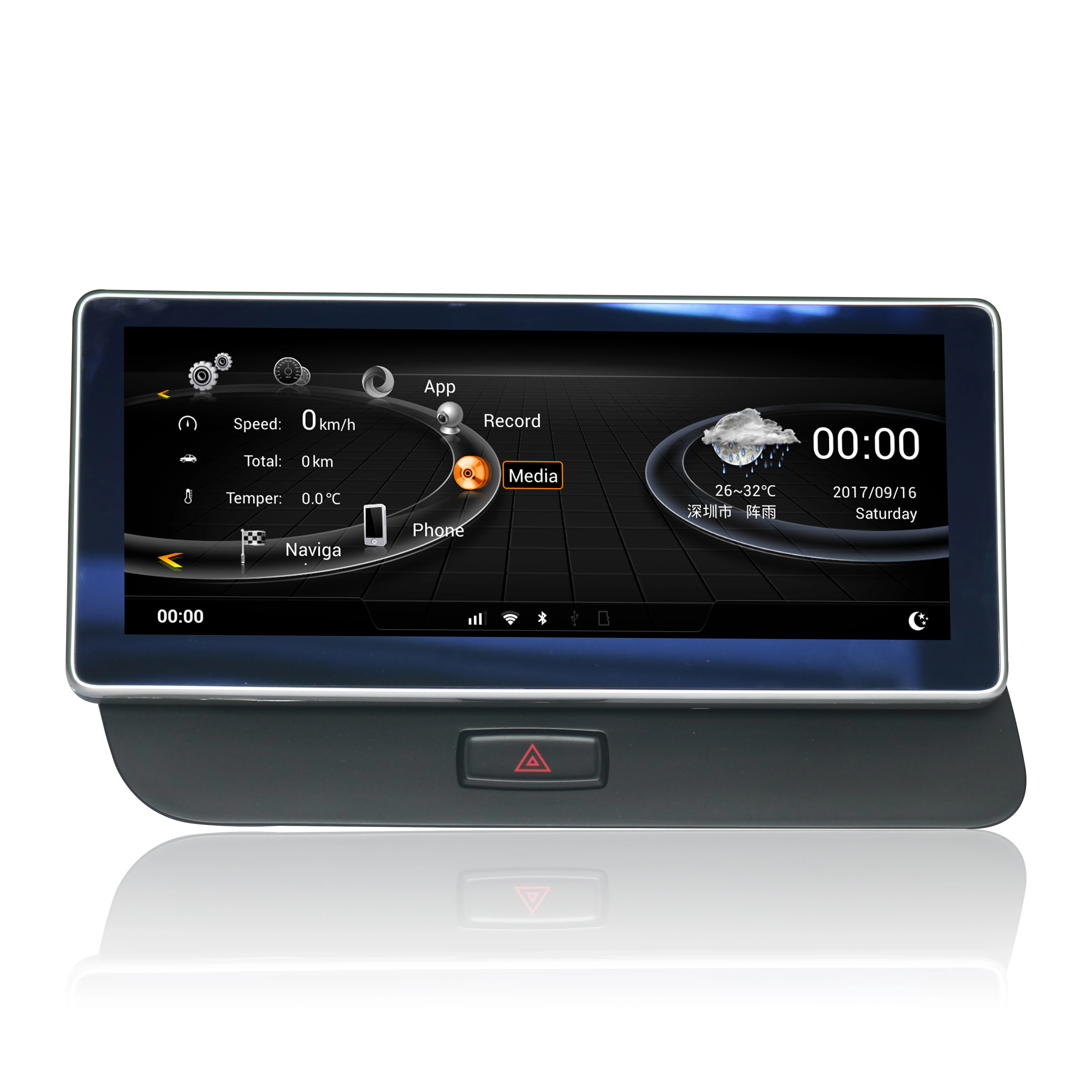 10,2" 4G+ 64G Android жесткий экран для Audi Q5 2009- высокая конфигурация с gps-навигация, радио, стерео Мультимедийный Плеер