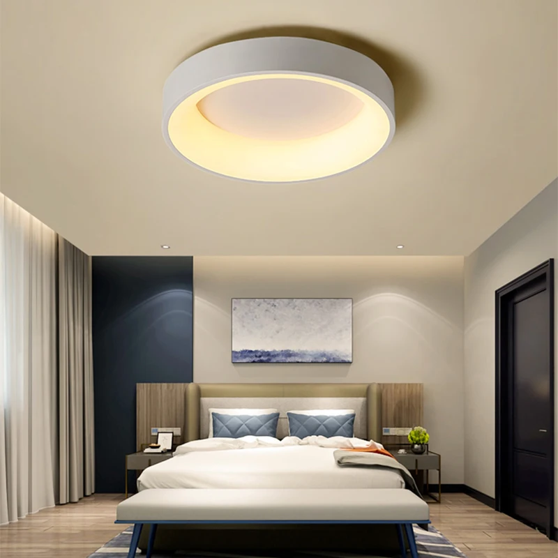 

Classical Ceiling lamp Modern led Ceiling Lights for living Room Bedroom Study Room Corridor Grey or White Color Lighting Light
