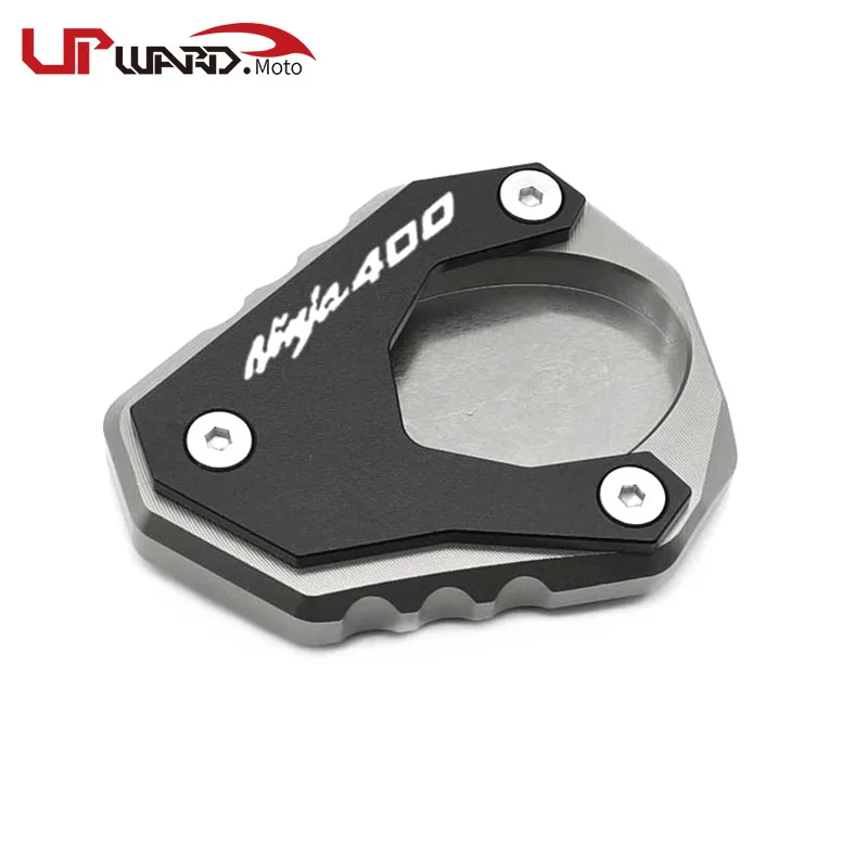 Для KAWASAKI NINJA400 NINJA 400 Z400 Мотоцикл с ЧПУ алюминиевая подставка Sidestand подставка расширение площадка для увеличения