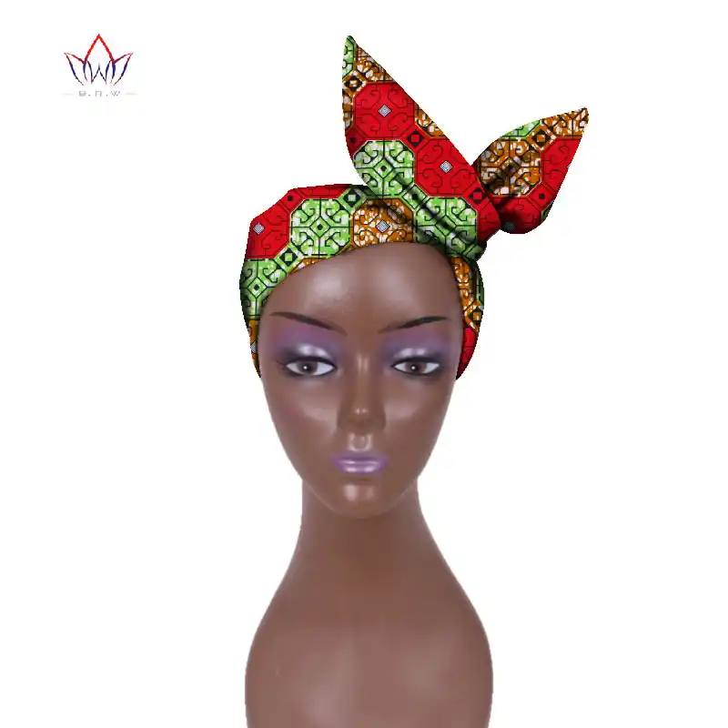 African Headwear For Women Ankara Headband Decorations Wrap Tie Scarf 