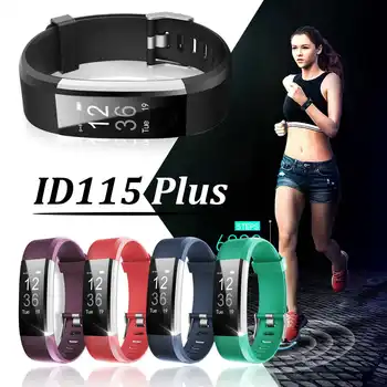 

Bakeey ID115 Plus Color UI Display Sleep Monitor GPS Sport Tracker Wristband Call Remind Camera Control bluetooth Smart Watch