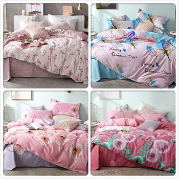 

Duvet Cover Pillowcase Set 3pcs Bed Linen Soft Cotton Bedlinen Kids Child Bedding High Quality Quilt Comforter Pillow Case 2.2m