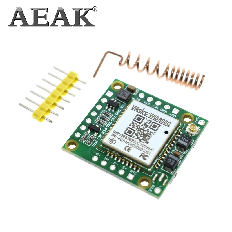 Самый маленький модуль GPRS GSM WIS800C материнская плата Micro SIM карты