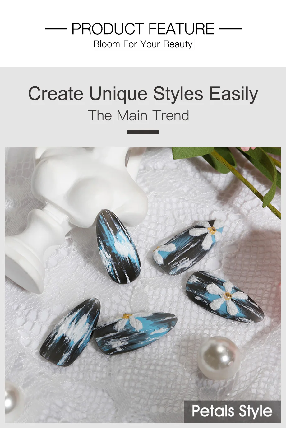 Description Picture 6 of itemROSALIND 5ML White Gypsum Gel Polish Create Unique Styles Easily All For Manicure DIY Nail Art Design 3D Gel No Need TOP