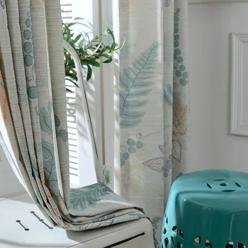 

Manufacturers Direct Selling Curtain Modern Garden American-Style Village Curtain Polyester Cotton Printed Curtain