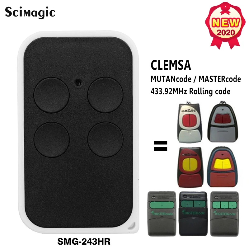 Пульт дистанционного управления для гаража Clemsa Mastercode MV1 MUTANcode управление гаражом