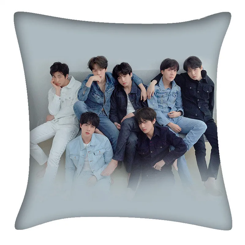 Kpop Bangtan мальчики поддельные любовь себя ответ оторвать ее квадратный диван подушка Ким Тхэ Hyung Suga Jimin Jung Kook Jin 40 см* 40 см