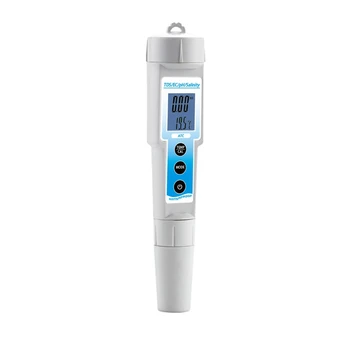 

5 in 1 TDS/EC/PH/Salinity/Temperature Meter Digital Water Quality Monitor Tester for Pools Drinking Water Aquariums