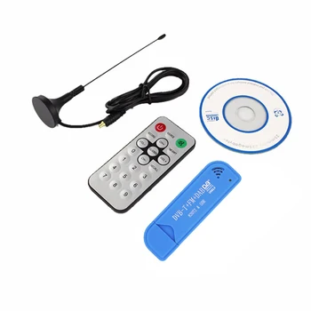 

USB 2.0 Digital DVB-T SDR+DAB+FM HDTV TV Tuner Receiver Stick RTL2832U+R820T2 with Antenna