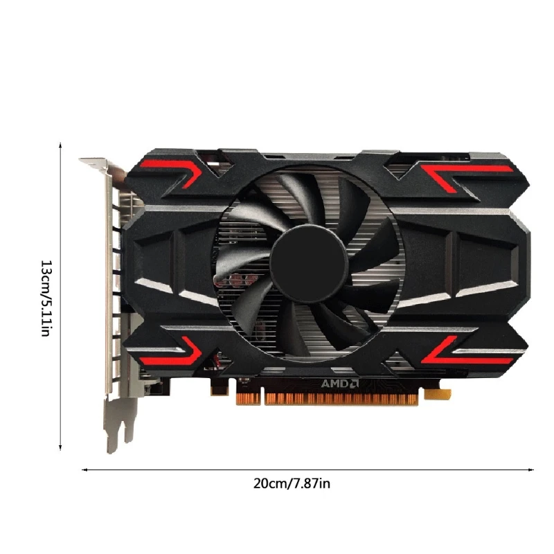 2021 New High Definition HD7670 Pci-e2.0 Discrete Graphics Card 4GB DDR5 128 bit HDMI-Compatible for Professional Player | Компьютеры и