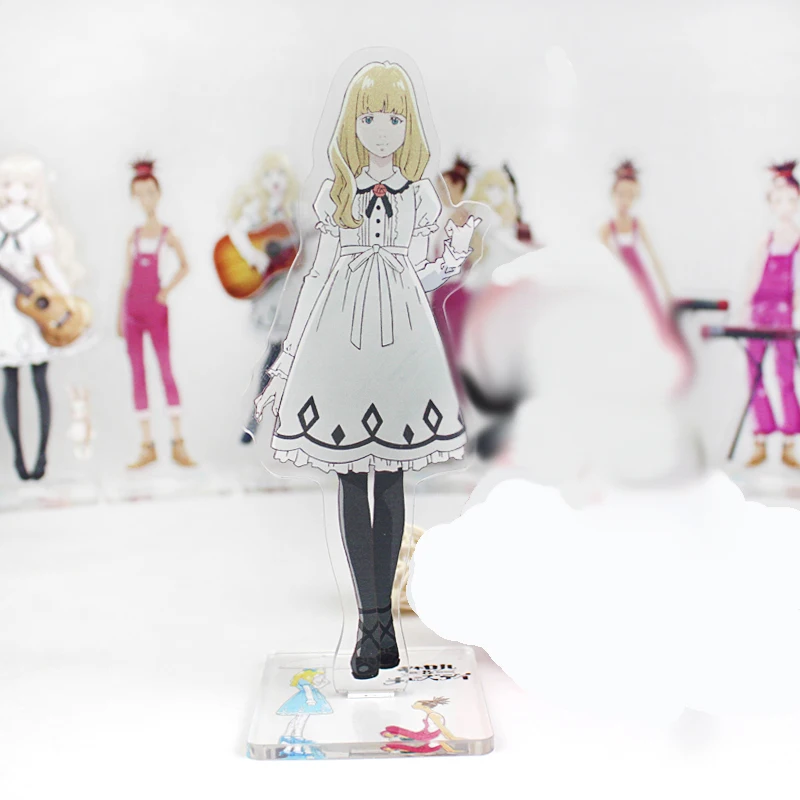 b (1pcs) 1 шт. CAROLE& TUESDAY аниме Рисунок Фигурка на акриловой подставке косплей реквизит домашний стол Декор Коллекция для подарки для мальчиков девочек - Цвет: b (1pcs)