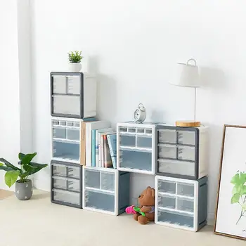 

Toys Organizer Storage Box Desktop Stackable Storage Drawer Box Portable Toys Storage Bin For Store Cosmetics Pills Tools