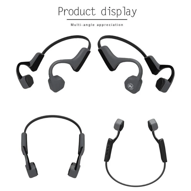 V8 Bone Conduction Earphone Wireless Bluetooth Earphones Sports Earphones Wireless Sports Hands Free Headset with Micphone
